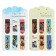 A set of magnetic bookmark for books Calligrata 6 pieces, "anime", mix