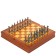 Chess souvenir, "classic" h King-7.8 cm, h Paraks-5.4 cm. D-2 cm, 36 x 36 cm