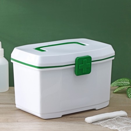 A first -aid kit with a removable compartment, 21 × 15 × 13.3 cm, color mix-1