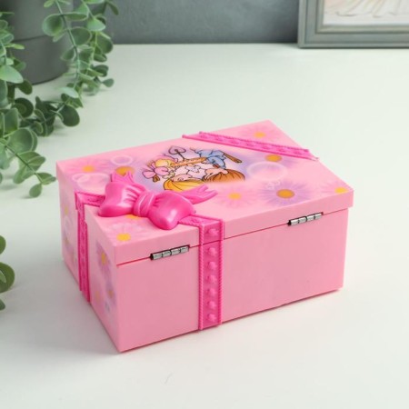 Musical box "Gift with a bow" 15.5x8x11 cm-1
