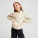 Jacket (bomber) children's minku: casual collection kids beige color, height 128