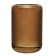 Decorative vase of glass "cylinder", 100 × 100 × 150 mm, brown color