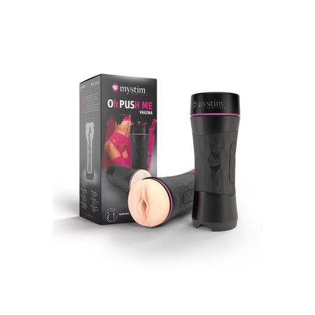 Masturbator Mystim OH PUSH ME Vagina, TPE, bodily, 21.5 cm-4