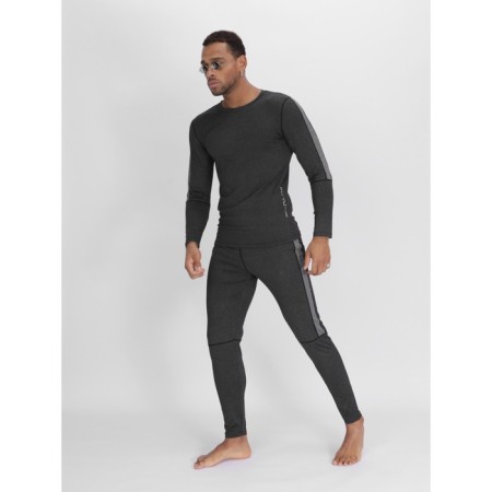 Male thermal underwear, size 52-54, dark gray color-1