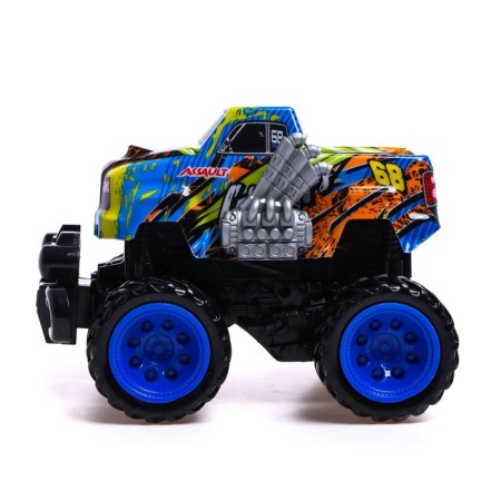 Inertial “graffiti” jeep, transformation during impact, mix-1