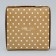 Box for sweets, confectionery packaging, 4 cells, "craft", 10.5 x 10.5 x 3.5 cm