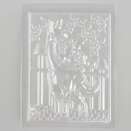 Gypsum bas -relief "Tourbosaurs. Before"-1