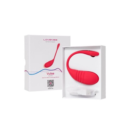 VIBROYAICO Lovense Vulse, 20.3 cm, silicone, red color-11