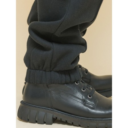Pants for boys, height 104 cm, black color-5