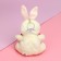 Soft toy-suspension "I love you", bunny