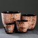 Set of flower pots 4 pcs. Stained glass window 0.4 / 1 / 2.5 / 5 l