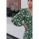 Women's dress, size 42, green color