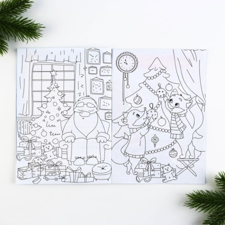 New Year. Questionnaire A5, 16 sheets, soft cover, "cool guy"-6