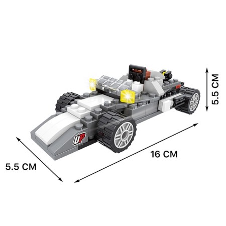 Designer "Race", 3 assembly options, 178 parts-1