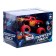 Radio -controlled jeep "graffiti", works on batteries, the color of red