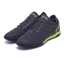 Бутсы футбольные Atemi SBA-003 TURF JUNIOR, серый/ярко-салатовый, размер 39