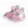 Baby sandals, size 24, white-silver color