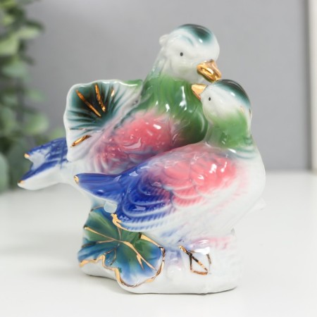 Souvenir Ceramics "Color ducks" 11x7x11.5 cm-1