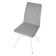 Dining stool Polini Home Rio Sm, the color is light gray-white