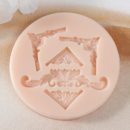 Mold Silicon "corners" 6.1x1.3x0.4 4x2.2x0.4 2.7x1.5x0.4 cm-1