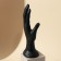 Interior candle "Women's hand", black, 225*85 mm