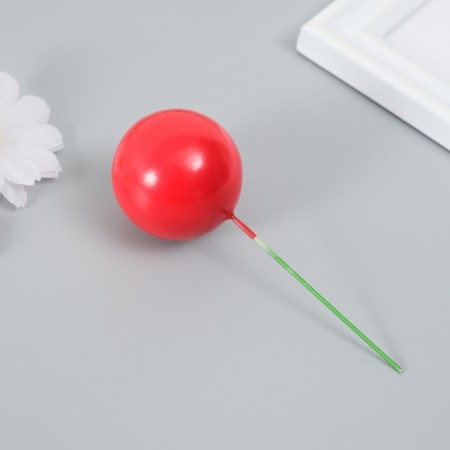 Decor for creativity "Red Balls" d = 2; 3; 3.5 and 4 cm set 20 pcs-3