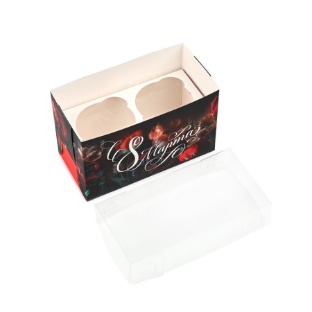 Tulip Capcake box, 16 x 8 x 10 cm-2