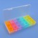 Airman - Organizer "Week", removable cells, morning/day/evening, 17.4 × 8.2 × 2.5 cm, 7 containers of 3 sections, multi -colored