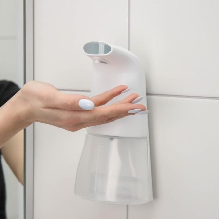 Dispenser for antiseptic/foam soap, 300 ml, sensory on batteries, white color-4