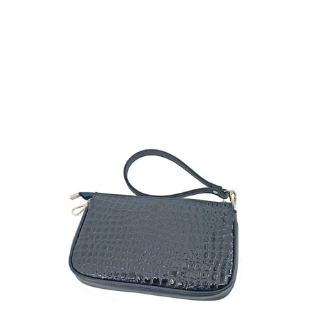 Cross-Bodi bag, lightning department, blue color 16x25x3cm-1