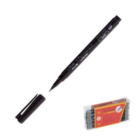 Ultratonic marker 0.4 mm Line plus, black