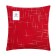 Pillowcase of decorative Ethel "Classics", red color, 43*43 cm, 100% p/e
