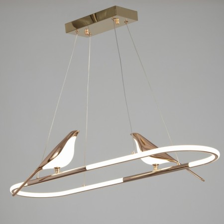 Lamp "Birds" 80W LED gold 89x37x30cm Bayerlux-1