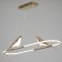 Lamp "Birds" 80W LED gold 89x37x30cm Bayerlux