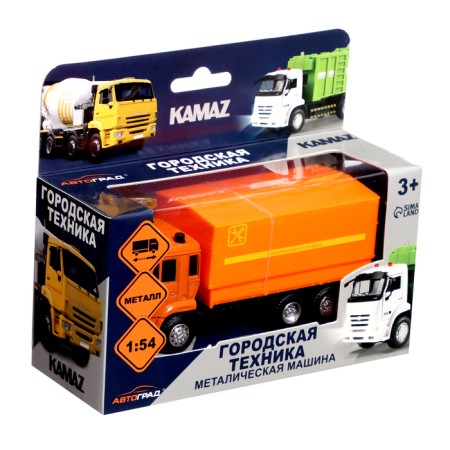 Metal truck "KAMAZ. Emergency Service ", 1:54, inertia-5