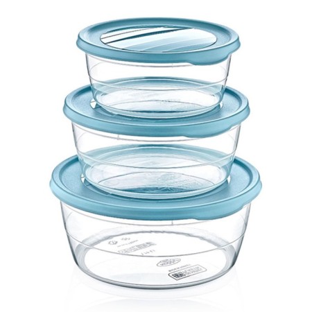 A set of food containers Hobbylife Trend, 3 pcs, color mix-2