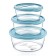 A set of food containers Hobbylife Trend, 3 pcs, color mix