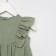 Body with ruffles crumb I am "Muslin", height 80-86 cm, green color