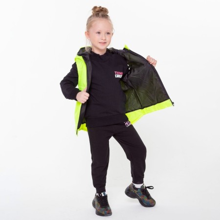 Children's vest, light green color, height 86-92 cm-1