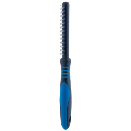 Delight comb, with rings, 37 teeth 20 mm, black and blue-1