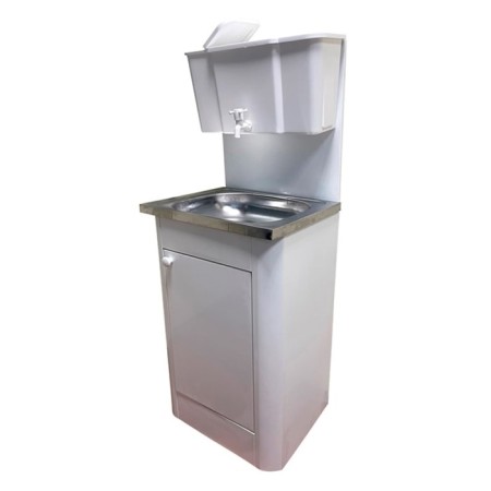 Washbuilder "Aquarius", a country, without euns, stainless Moika, 17 l, white-1
