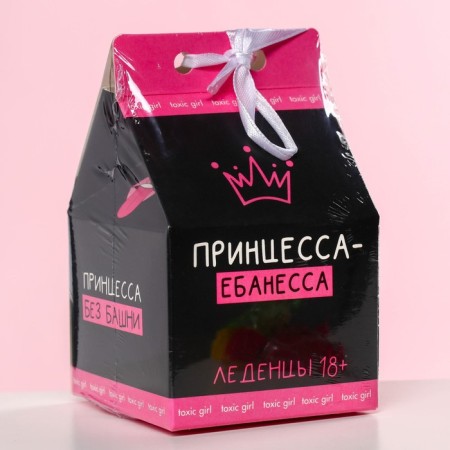 Lollows "Princess" with fruit filling, 100 g (18+)-6
