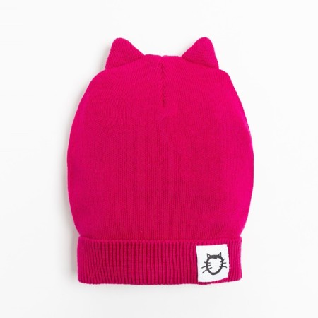 Children's hat, raspberry color, size 50-54