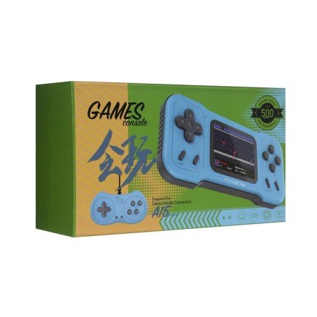 Game console A15, with a gamepad, AV cable, 8 bits, 500 games, gray-9