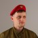 He takes the military "cray" for adults, p. 56–58, color red mix