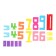 Developing set "Composition of the number", 19 digits, 15 cards, 3+