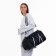 Board Road on a zipper, external pocket, shoe compartment, long belt, black color