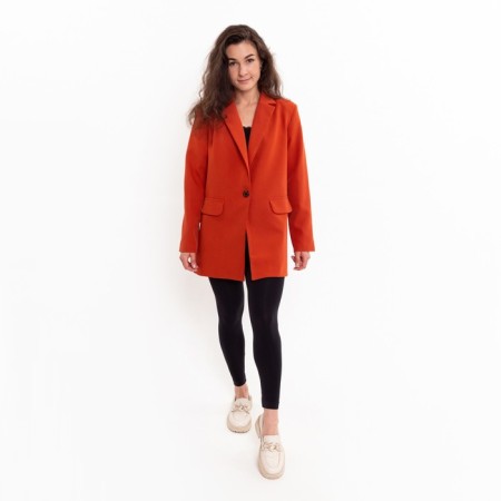 Female jacket, brick color, size 44-46-6