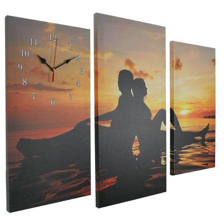 Wall, modular, series: people, "a couple in love in shallow water", 60x80 cm-2
