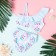 Children's swimsuit KAFTAN "watermelons", height 110-116 (32), blue color